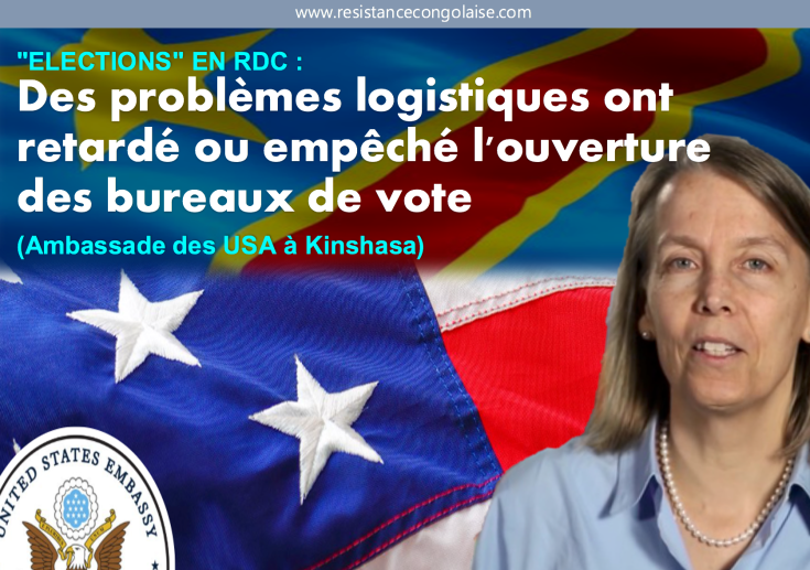 Elections en RDC : Des problèmes logistiques ont retardé ou empêché l’ouverture des bureaux de vote (Ambassade des USA à Kinshasa)